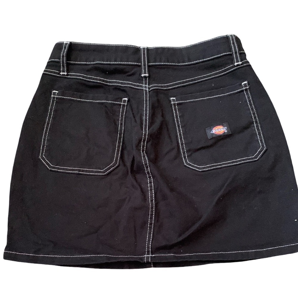 *SOLD* ๐ DICKIES Cargo Style High Waisted Mini Skirt with White Stitching - Picture 2 of 6